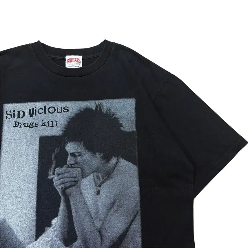 [SOLD OUT] 빈티지 00s 시드비셔스 하프 락 티