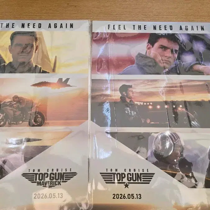 [BUNJANG] Top Gun &amp; Top Gun: Maverick Wingman Poster Set (A3) / 탑건&amp;탑건:매버릭 윙맨 포스터 (A3) 2종 세트 팝니다