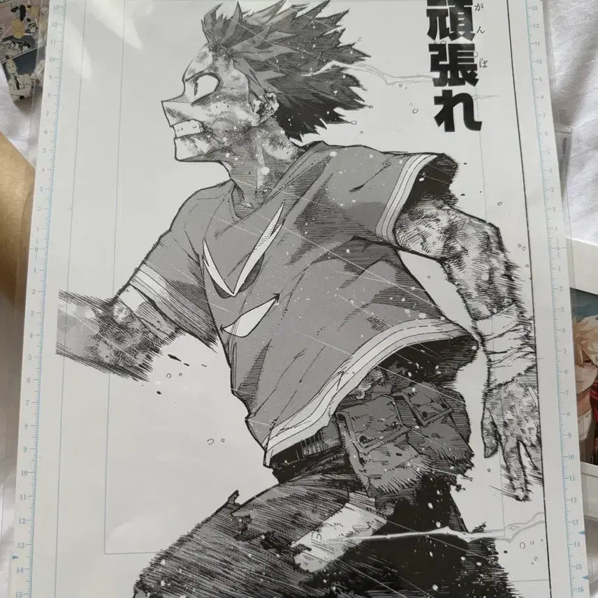 [BUNJANG] Ganbare Deku My Hero Academia Poster / 현물)히로아카 원화전 간바레 데쿠 디지털 원고 포스터