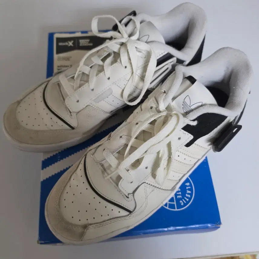 [BUNJANG] Adidas Forum Exhibit Low Cream White / 아디다스 포럼 Exhibit 엑지빗