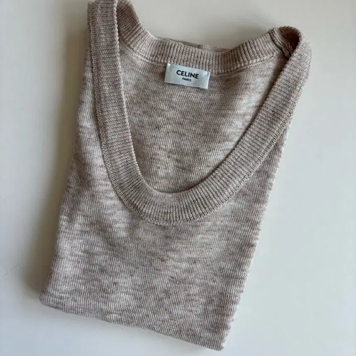 [BUNJANG] Celine-Inspired Short-Sleeve Knit Top / 셀린느st 반팔 니트
