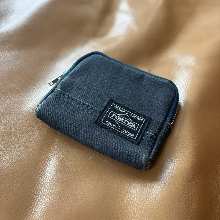 [BUNJANG] Porter Smoky Coin Case Wallet Black / PORTER 포터 스모키 코인 케이스 월렛 지갑 블랙