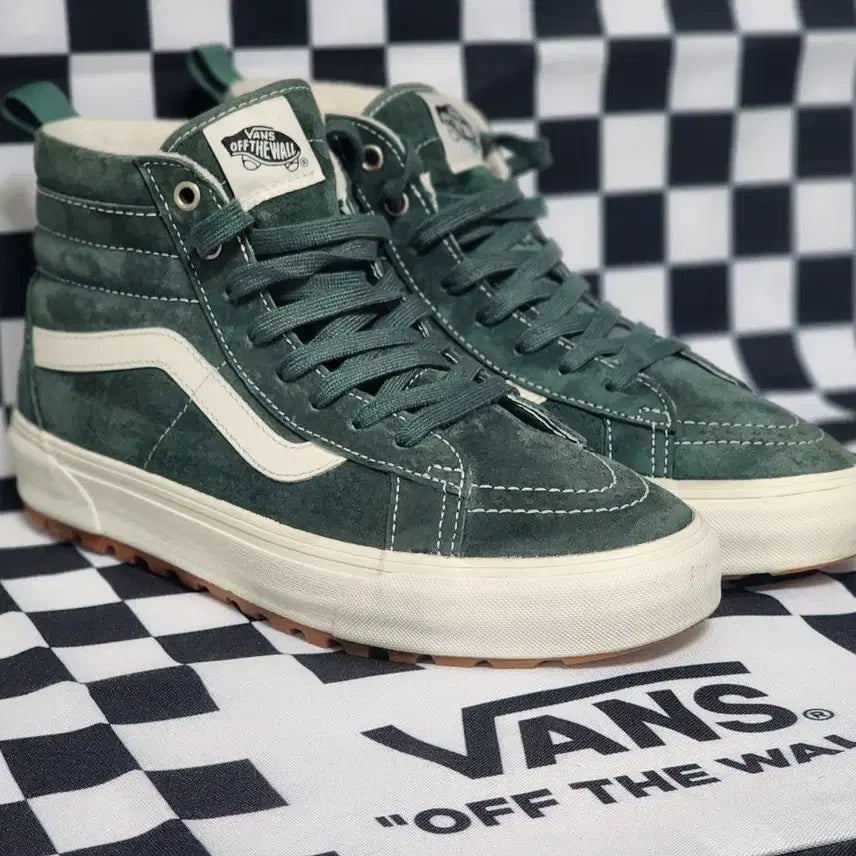 [BUNJANG] Vans Sk8-Hi MTE Green Suede Ultracush Sneakers (275mm) / 반스 스케이트 하이 MTE 그린 스웨이드 울트라쿠시 275mm