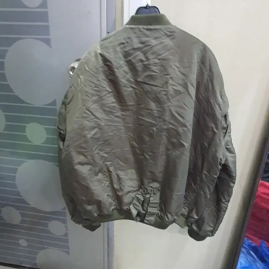 [BUNJANG] MA-1 Bomber Jacket Khaki / J12 카키색 MA-1 봄버 항공 자켓 M