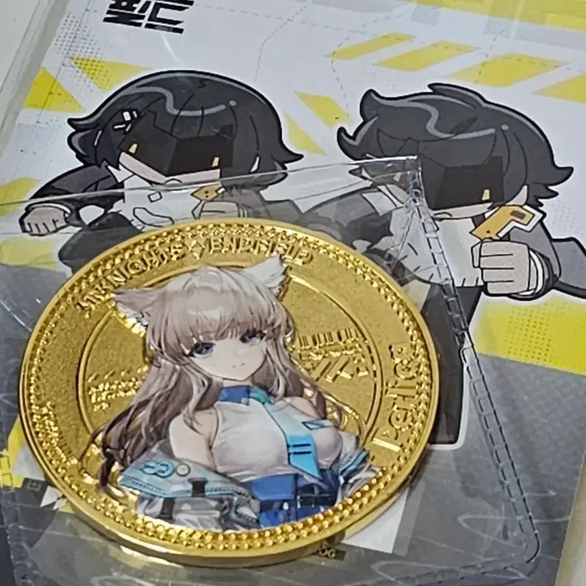 [BUNJANG] Endfield GS25 Collaboration Commemorative Coin Pelica with Admin ID / 엔드필드 GS25 콜라보 기념주화 펠리카, 관리자증