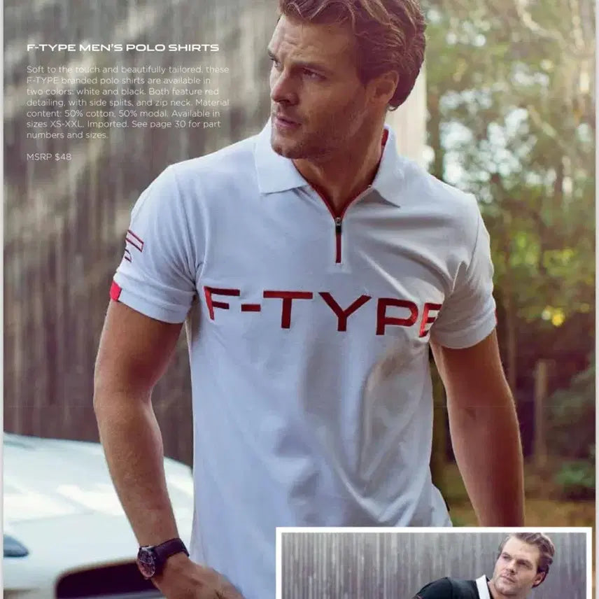 [BUNJANG] Jaguar Racing Polo Shirt / 재규어 카라티 pk티셔츠 폴로티 반팔 집업 M100 레이싱 랜드로버 골프