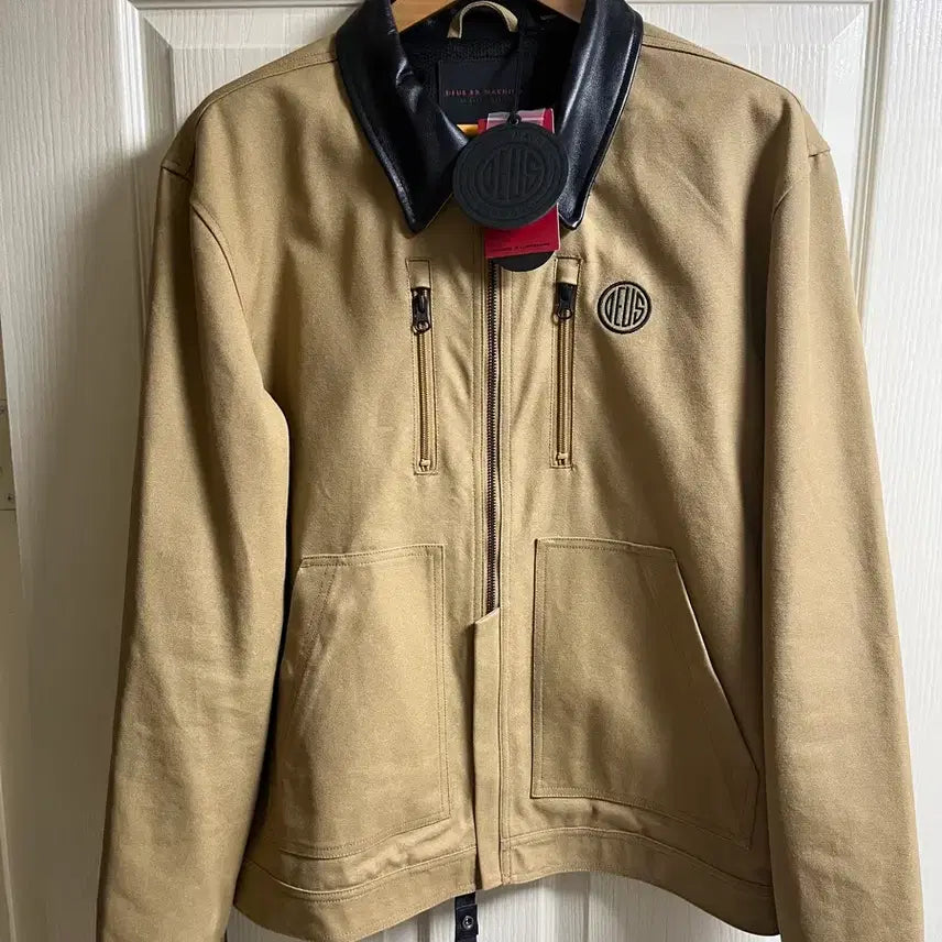 [BUNJANG] DEUS Leather Collar Rider Work Jacket / 데우스(DEUS) 레더카라 라이더 워크자켓판매합니다.