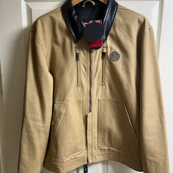 [BUNJANG] DEUS Leather Collar Rider Work Jacket / 데우스(DEUS) 레더카라 라이더 워크자켓판매합니다.