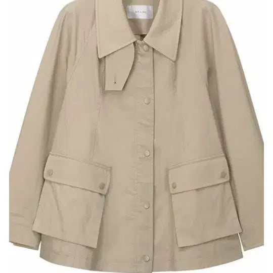 [BUNJANG] Osoi Kara Color Block Out Pocket Jumper / 온앤온 카라 배색 아웃 포켓 점퍼