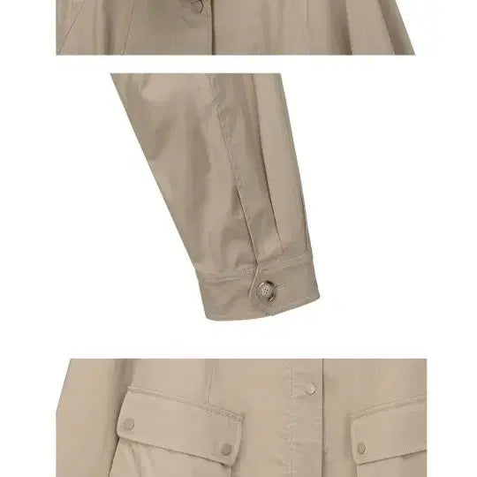 [BUNJANG] Osoi Kara Color Block Out Pocket Jumper / 온앤온 카라 배색 아웃 포켓 점퍼