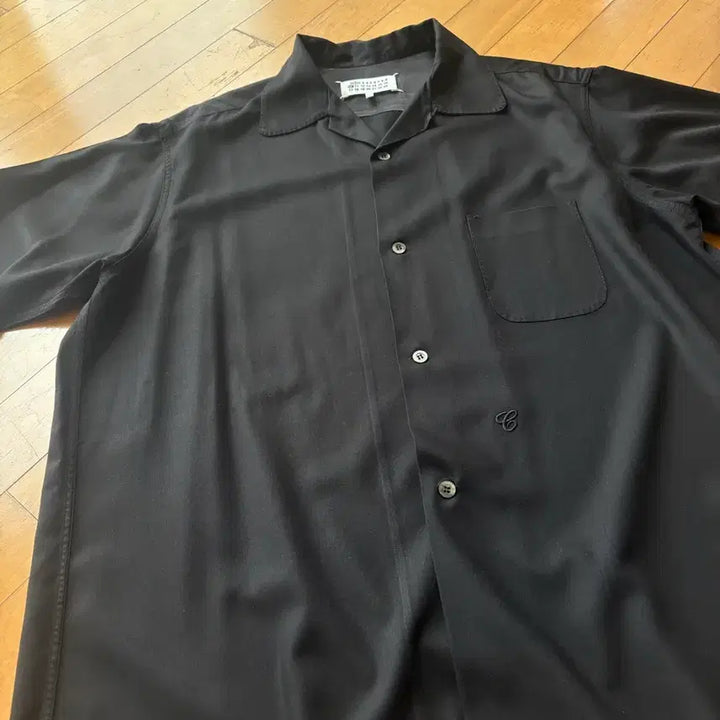 [BUNJANG] Maison Margiela Silk Short Sleeve Shirt / [54] 메종 마르지엘라 C셔츠/마르지엘라 반팔셔츠