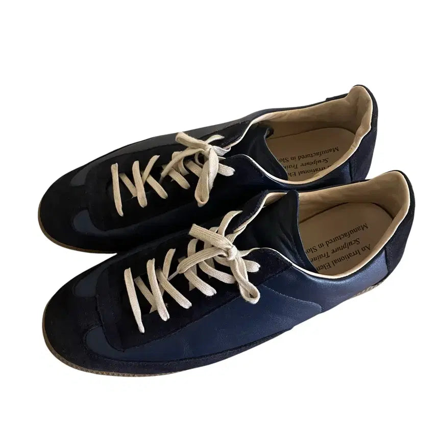 [BUNJANG] AN IRRATIONAL ELEMENT Sculptor Trainer Navy Suede / [44] AN IRRATIONAL ELEMENT 스컬프쳐 트레이너