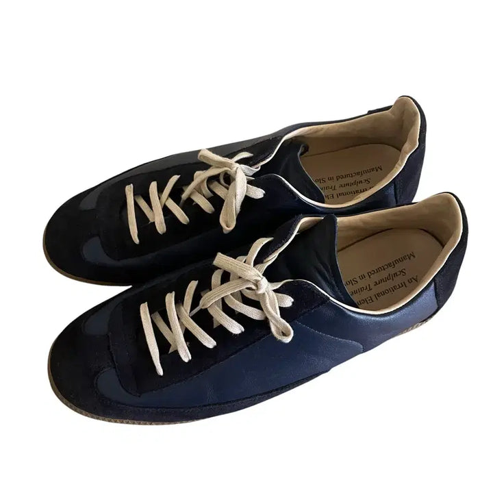 [BUNJANG] AN IRRATIONAL ELEMENT Sculptor Trainer Navy Suede / [44] AN IRRATIONAL ELEMENT 스컬프쳐 트레이너