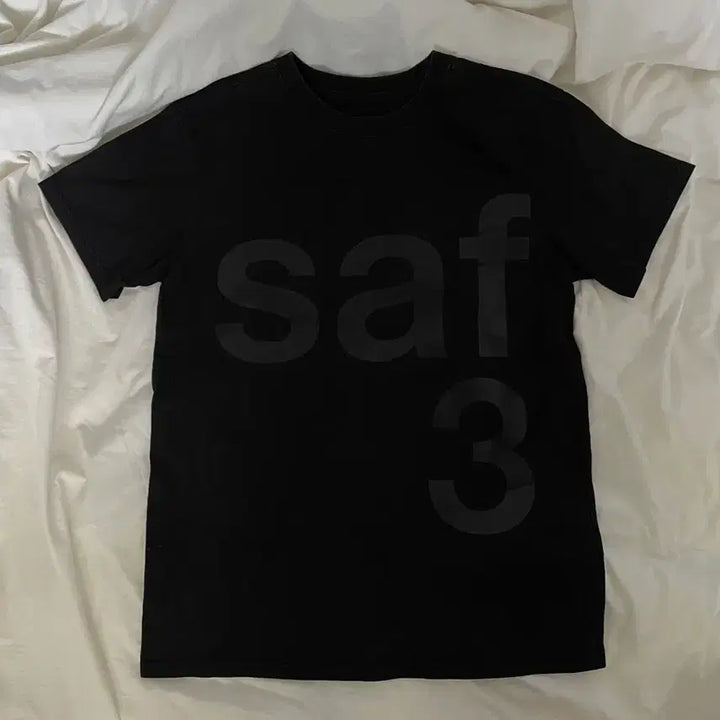 [BUNJANG] Safari Spot Short Sleeve T-Shirt Black Size 0 / 사파리스팟 반팔티