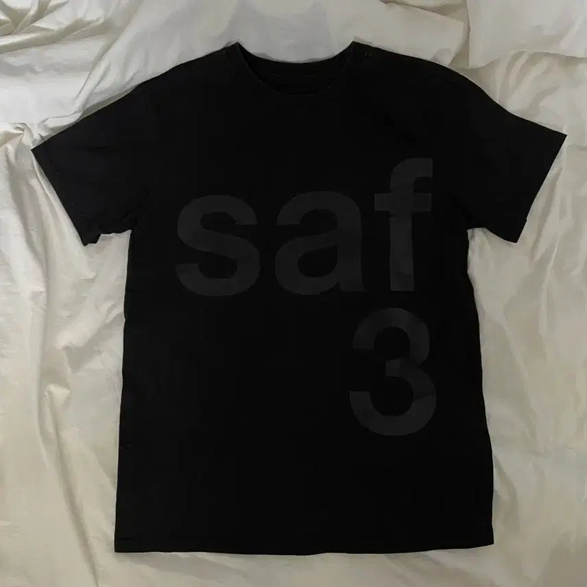 [BUNJANG] Safari Spot Short Sleeve T-Shirt Black Size 0 / 사파리스팟 반팔티