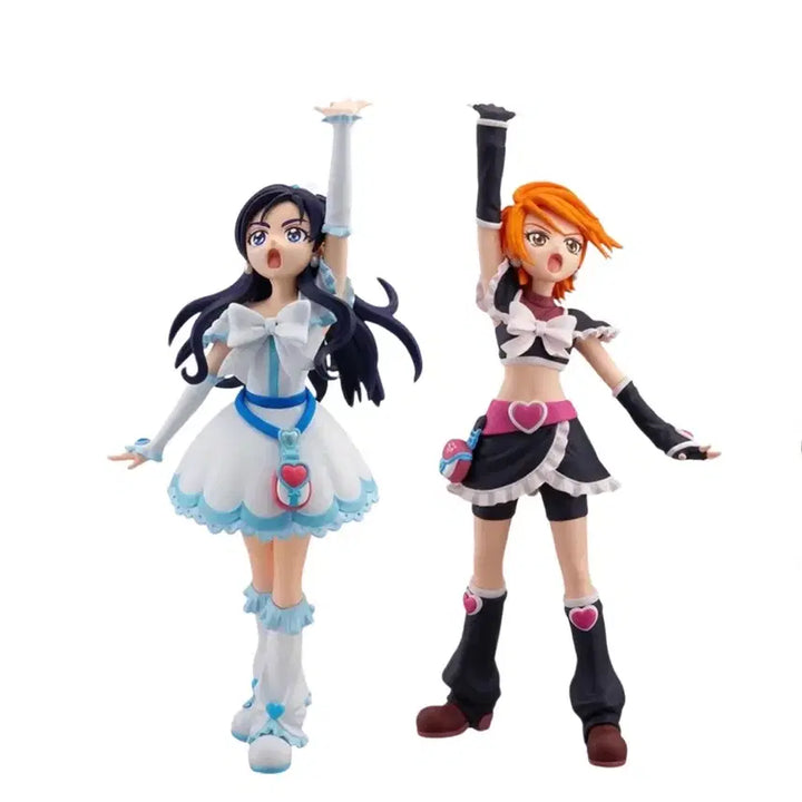 [BUNJANG] Bandai [Pretty Cure] Cure Black / Cure White Figure Set (Sealed) / 미개봉 세트! 프리큐어 큐어 블랙/화이트 피규어 반프레스토