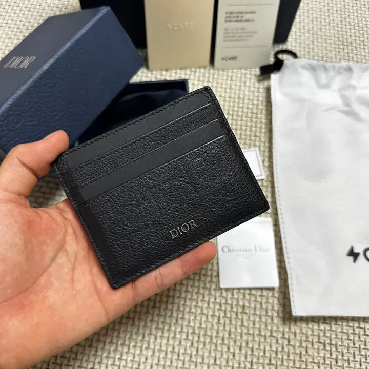 [BUNJANG] Dior Oblique Graffiti Black Card Holder / [OS/풀구성품] 디올 오블리크 그래피티 블랙 카드지갑