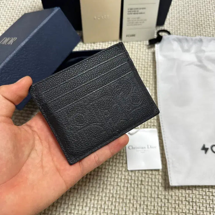 [BUNJANG] Dior Oblique Graffiti Black Card Holder / [OS/풀구성품] 디올 오블리크 그래피티 블랙 카드지갑