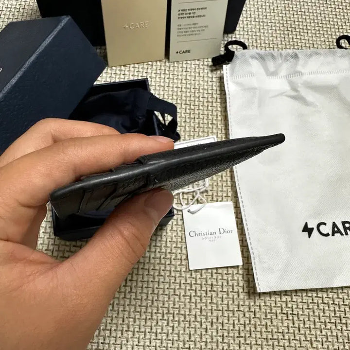 [BUNJANG] Dior Oblique Graffiti Black Card Holder / [OS/풀구성품] 디올 오블리크 그래피티 블랙 카드지갑