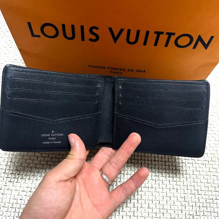 [BUNJANG] Louis Vuitton Eclipse Slender Wallet Inverse Bifold Wallet / [OS/당일배송] 루이비통 이클립스 슬랜더 월릿 인버스 반지갑