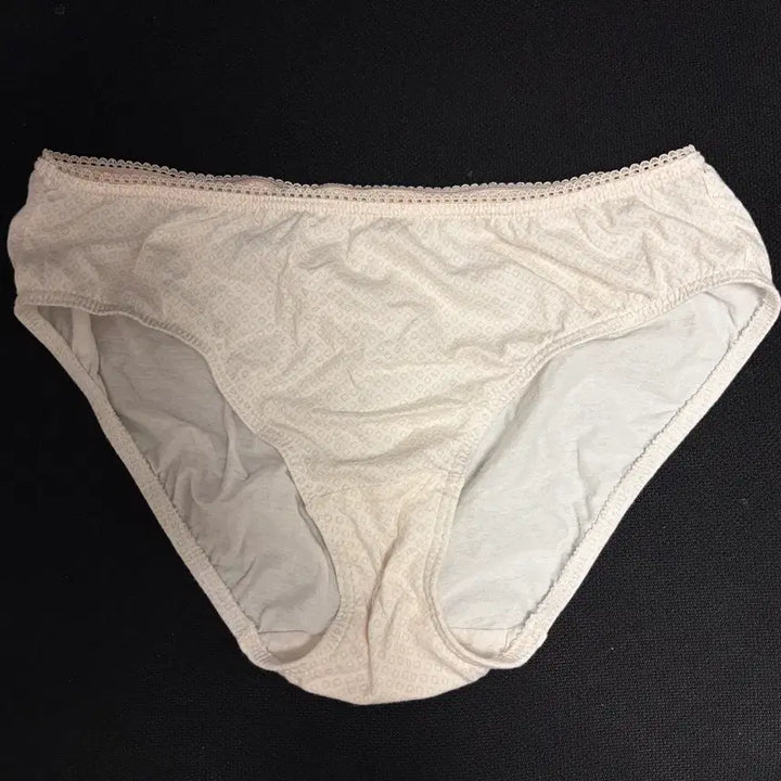 [BUNJANG] Peach Cotton Square Pattern Panty (Used) / 살구 스퀘어 패턴 면팬티 (중고)