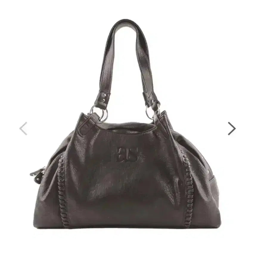[BUNJANG] Azon Bonita Big Bag Brown Shoulder Bag / 애즈온 보니타 빅백 브라운 숄더백