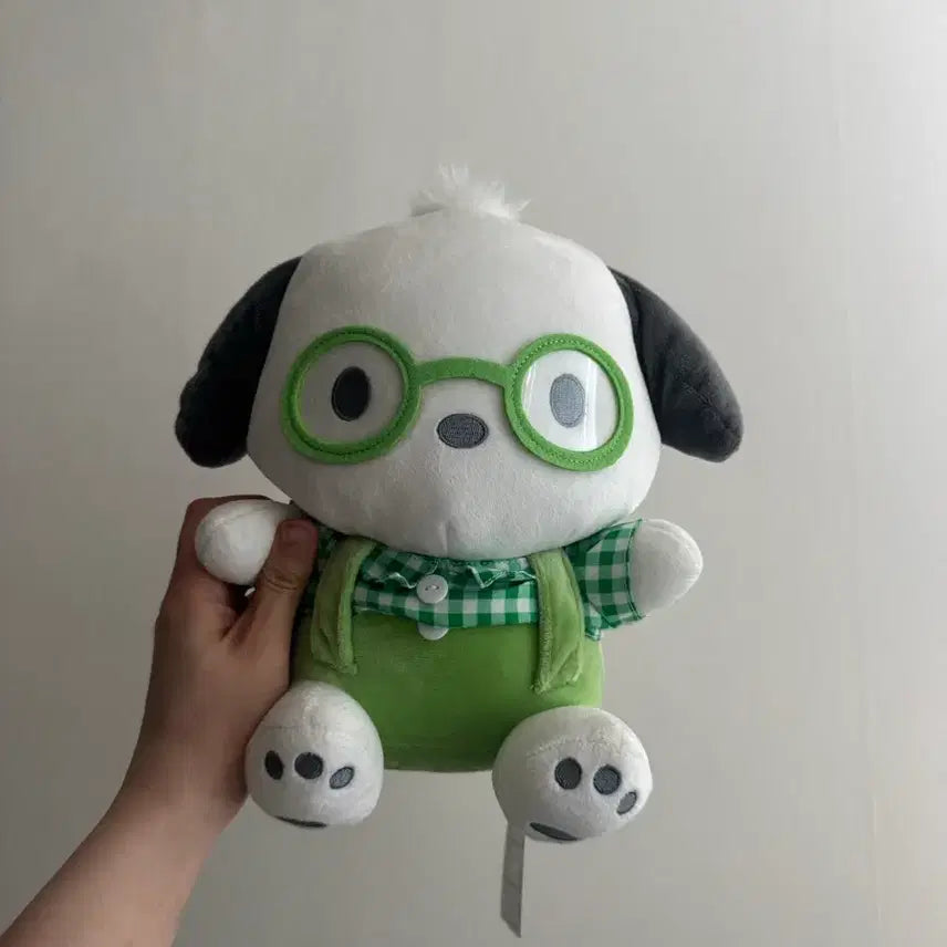 [BUNJANG] Sanrio Pochacco Glasses Plush Toy / 안경 포차코 인형
