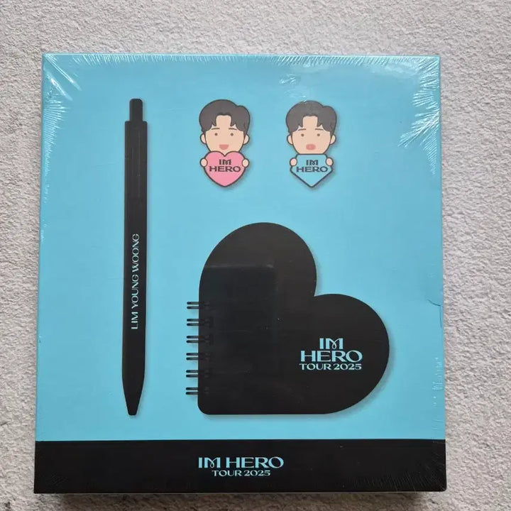 [BUNJANG] Im Young Woong IM HERO 2025 Tour Ballpoint Pen &amp; Notebook Set (Sealed) / 임영웅 IM HERO 2025 TOUR 볼펜 수첩 세트 미개봉