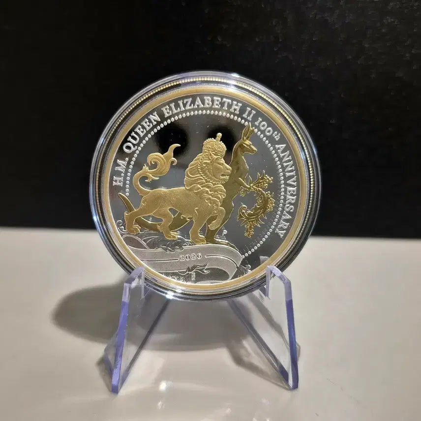 [BUNJANG] Australia Perth Mint Queen Elizabeth II 100th Anniversary 1 oz Silver Coin / 한정판 엘리자베스 2세 100주년 기념 은화 1온스