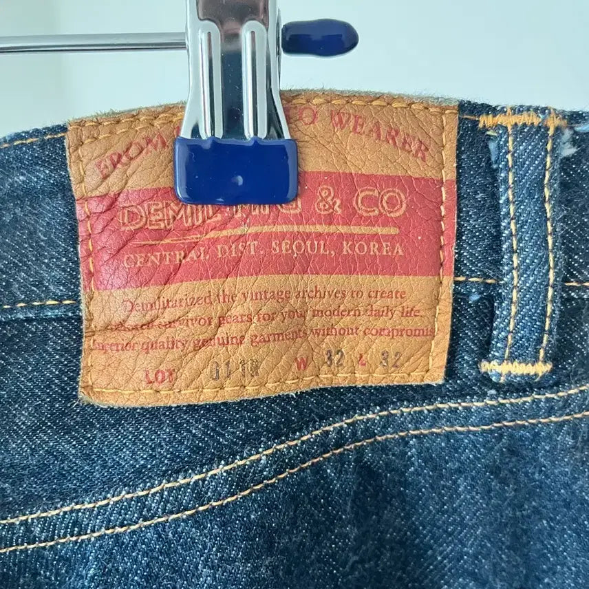 [BUNJANG] Demi-Luxe Beams 011R Selvedge Denim (Size 32) / 데밀 011R 셀비지 데님 판매(32사이즈)
