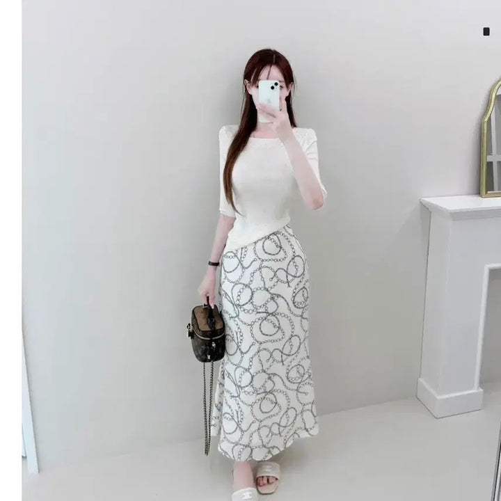 [BUNJANG] High-Quality Clothing Set (Ivory) / 미착용새거)고급의류세트