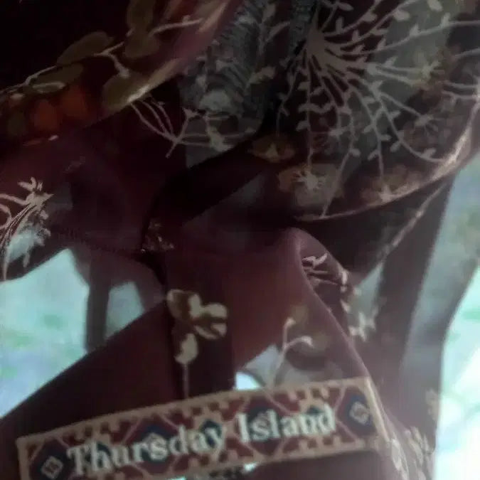 [BUNJANG] Thursday Island Retro Floral Pattern Long Dress M / 써스데이아일랜드 m사이즈 레트로원피스