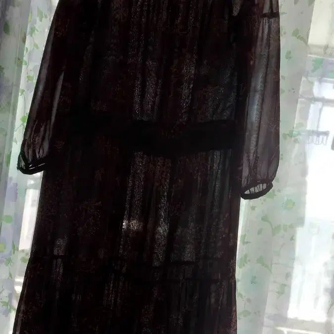 [BUNJANG] Thursday Island Retro Floral Pattern Long Dress M / 써스데이아일랜드 m사이즈 레트로원피스