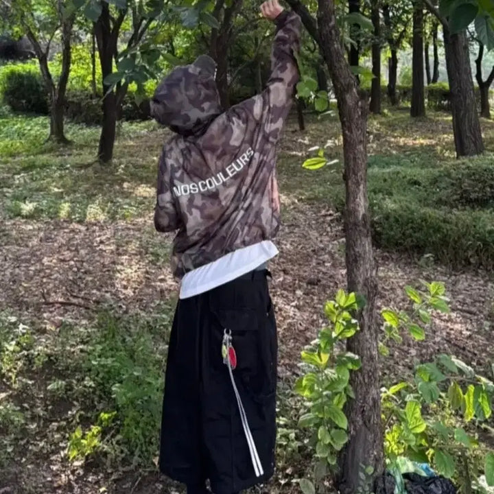 [BUNJANG] Nokulus Nylon Shell Jacket Camo OS / 노쿨러스 나일론 쉘 자켓 카모 (OS)