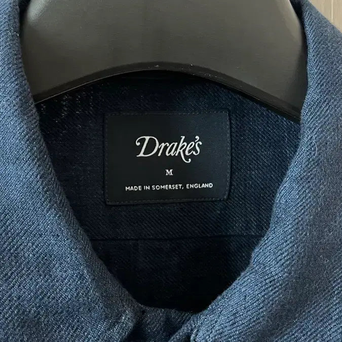 [BUNJANG] Drakes 100% Linen Overshirt Navy / 드레익스 리넨 오버셔츠 M