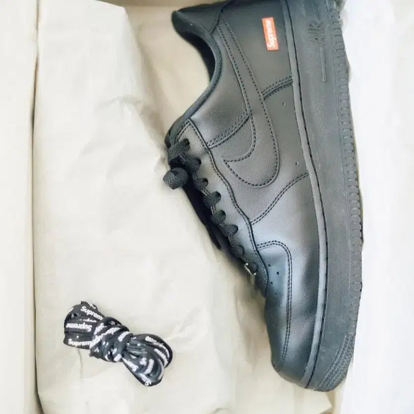 [BUNJANG] Nike x Supreme Air Force 1 Low Black / 나이키 슈프림 에어포스1 블랙