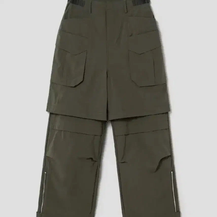 [BUNJANG] Juun.J 24SS Detachable Cargo Pants Khaki Size 50 / 준지 24ss 디테처블 카키 카고팬츠 50사이즈