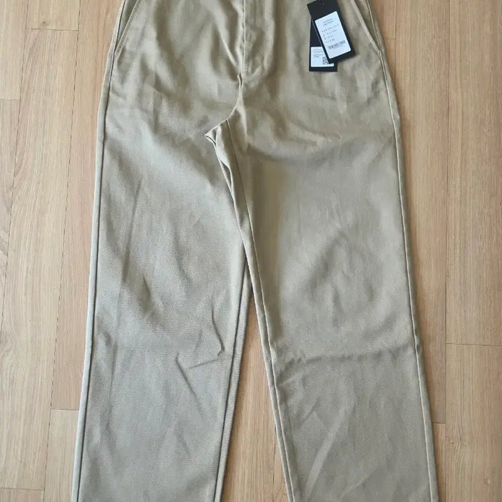 [BUNJANG] Musinsa Standard Heavyweight CP Wide Chino Pants (Beige, Size 30) / [새상품]무신사 스탠다드 헤비웨이트 cp 와이드 치노 팬츠(베이지 30)