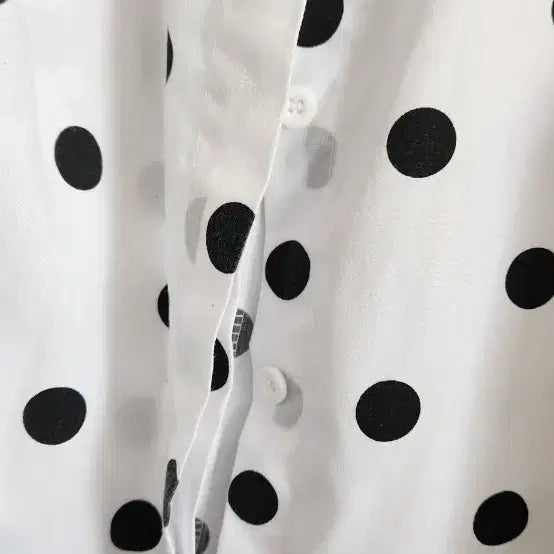 [BUNJANG] Polka Dot Blouse Shirt / 땡땡이 블라우스/셔츠