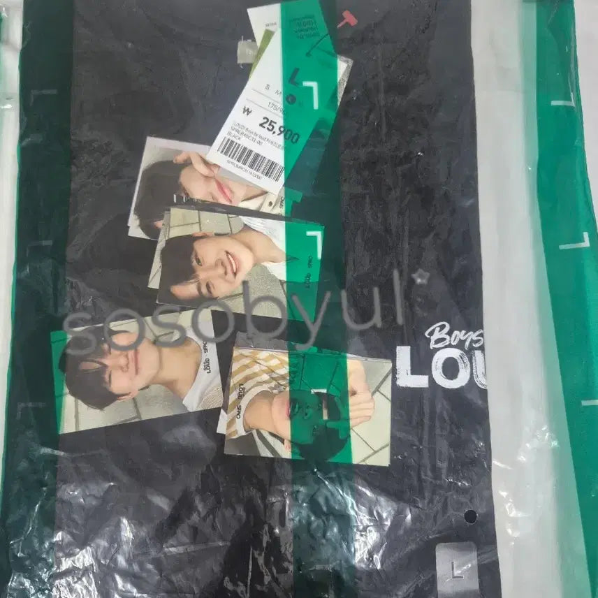 [BUNJANG] LOUD x SPAO L Size T-Shirt with Photocard / (미개봉)LOUD x 스파오 티셔츠 L사이즈 포카포함