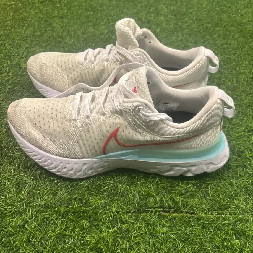 [BUNJANG] Nike React Infinity Flyknit White Sneakers / (최상급)나이키 리액트 인피니티 플라이니트 흰색