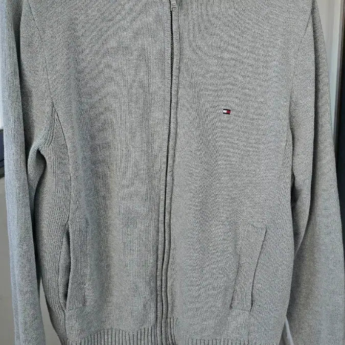 [BUNJANG] Tommy Hilfiger Knit Zip-Up Jacket M / 타미힐피거 니트 집업 m 100