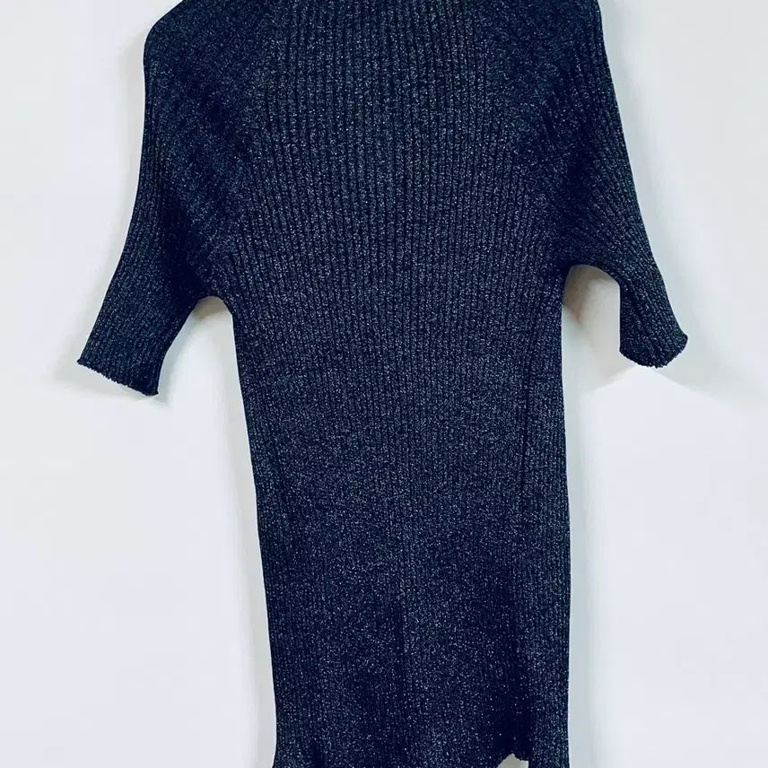 [BUNJANG] GBH Ribbed Knit Zip-Up Cardigan Black / GBH 골지 니트 집업 가디건 블랙 TWK 지비에이치