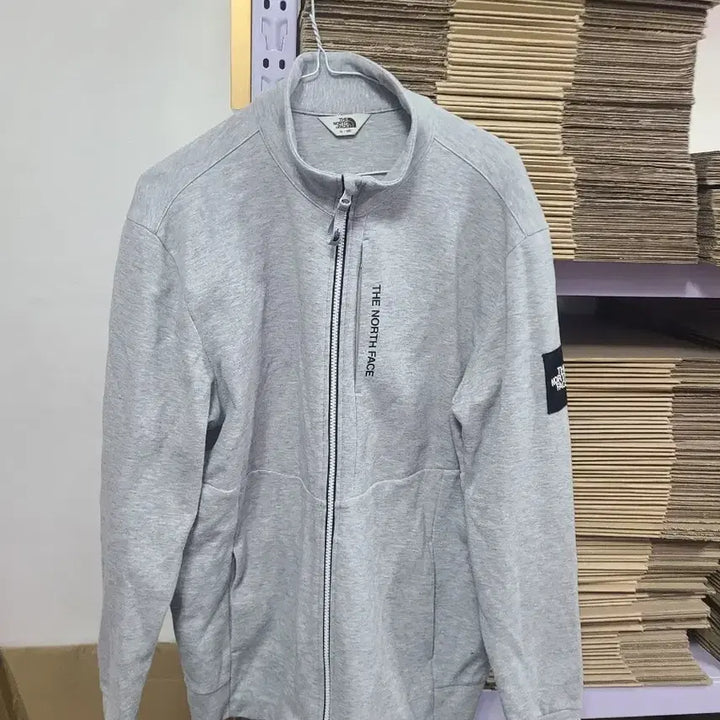 [BUNJANG] The North Face Zip-Up Cotton Jacket XL (105) - New Logo / 노스페이스 집업 면 자켓 XL/105 신형로고