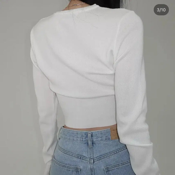 [BUNJANG] Fayejade Cropped Cardigan Black / 페일제이드 크롭 가디건 블랙 무배