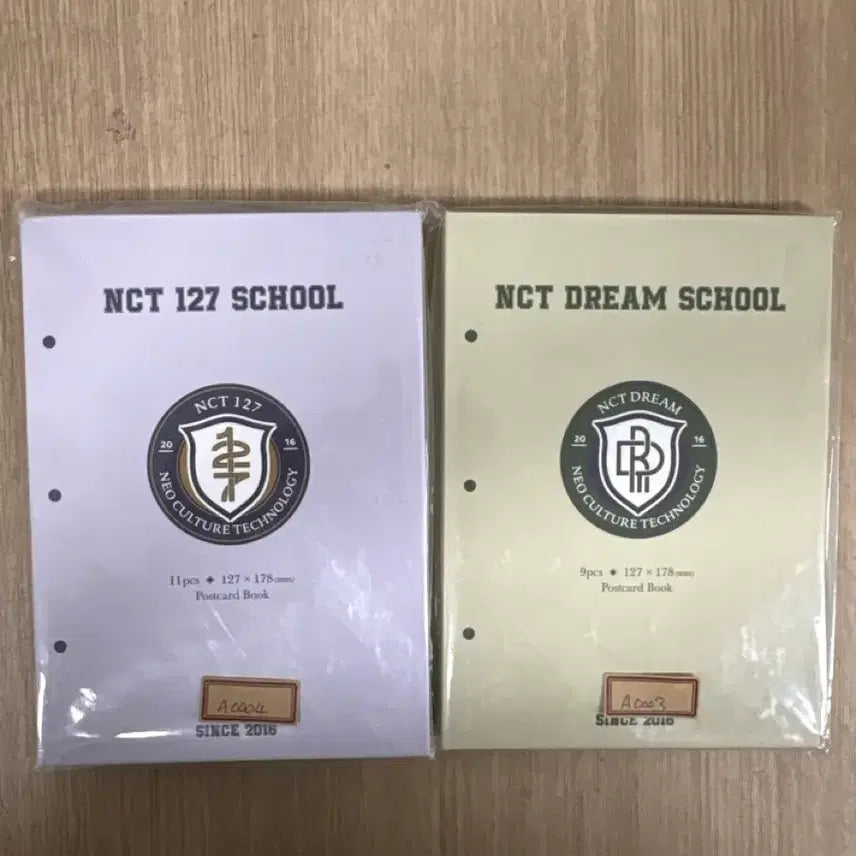 [BUNJANG] NCT DREAM/127 School Postcard Book Set (2 Types) / 새상품 NCT DREAM/127 스쿨 엽서 2종 세트