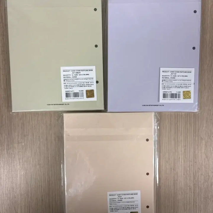 [BUNJANG] NCT 127, NCT Dream, WayV School Postcard Book 3 Set / NCT 127/드림/WayV 스쿨 엽서북 3종 세트