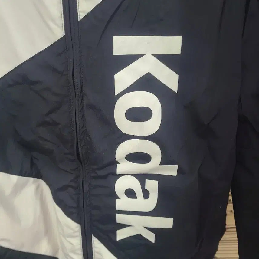 [BUNJANG] Kodak Windbreaker Jacket Black M / 코닥 바람막이 자켓 블랙 M 남95~100