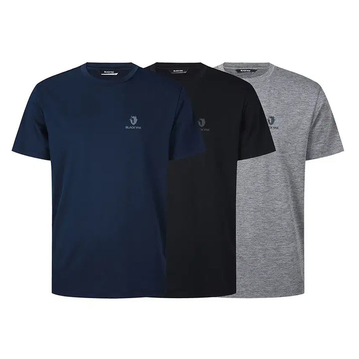 [BUNJANG] Blackyak Solid T-Shirt 3-Pack Set / 미개봉 최저가 정품 블랙야크 기능성 반팔 3종
