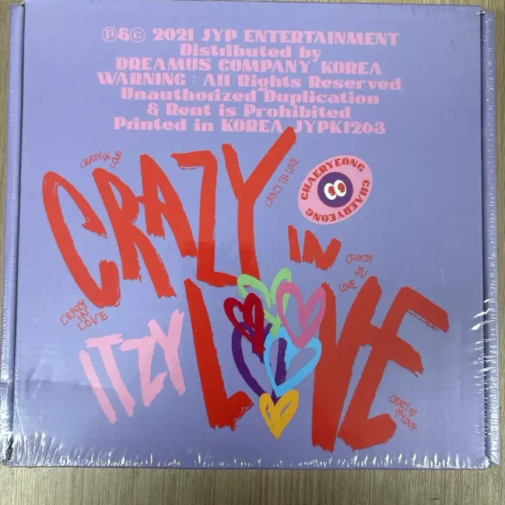 [BUNJANG] ITZY Crazy In Love Chaeryeong Version Album / 새상품 있지 Crazy In Love 채령 버전 앨범